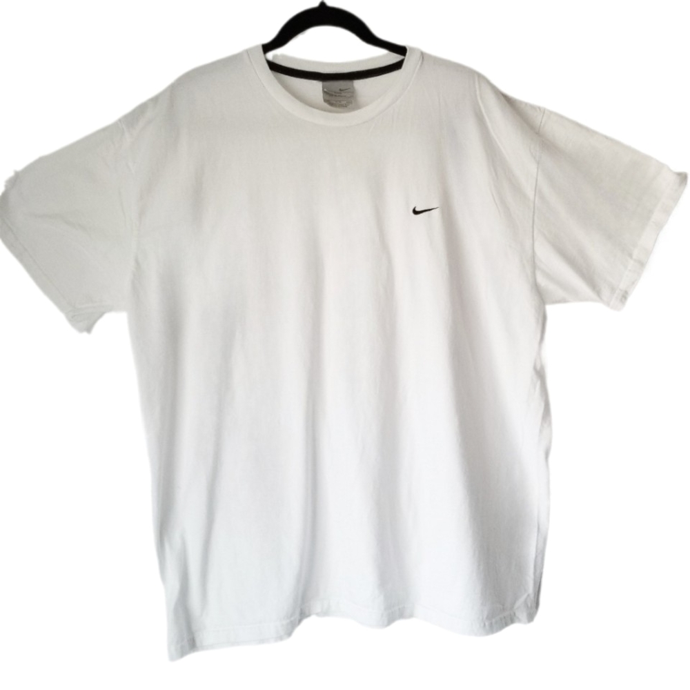Nike Y2K Excellent Cond. Men Vintage 90s Sporty Crew Neck Athletic T-Shirt XXL